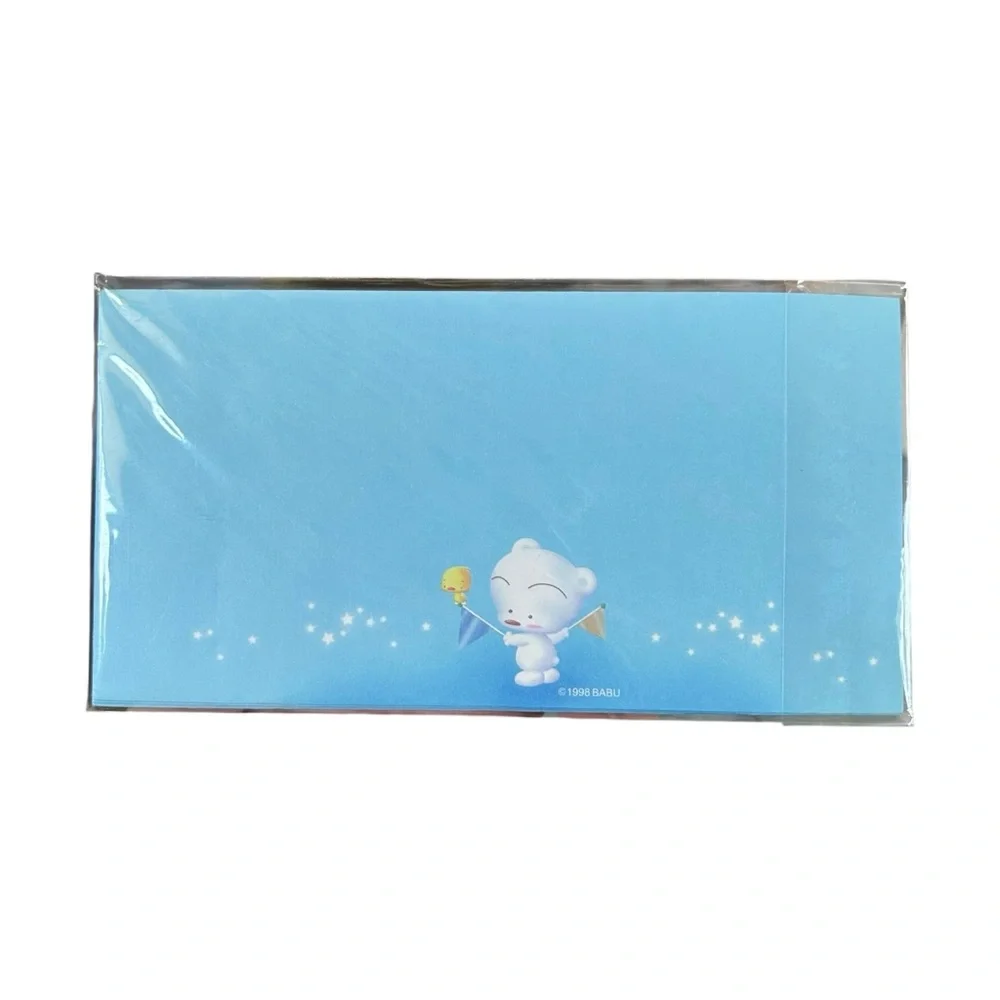 VTG 90s Y2K Morning Glory Babu Bear Envelope Set Kawaii Stationary Ephemera NWT